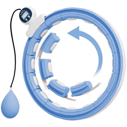 Smart Weighted Hula Hoop with Digital Counter – Adjustable Fit