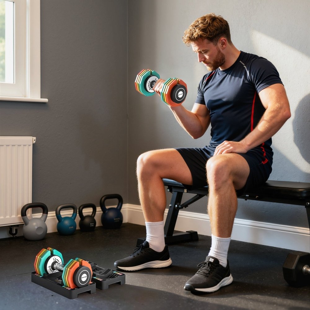 SPORTNOW Adjustable Dumbbells Set (2–10 kg)