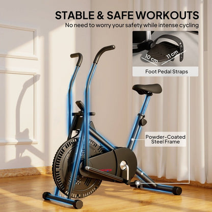 SPORTNOW Adjustable Exercise Bike – Silent Belt Drive