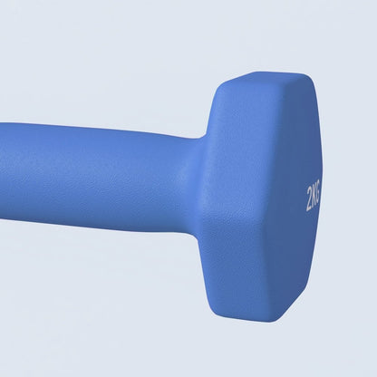 SPORTNOW Hex Dumbbells 1kg–6kg Pair with Non - Slip Grip