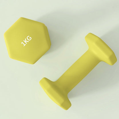 SPORTNOW Hex Dumbbells 1kg–6kg Pair with Non - Slip Grip