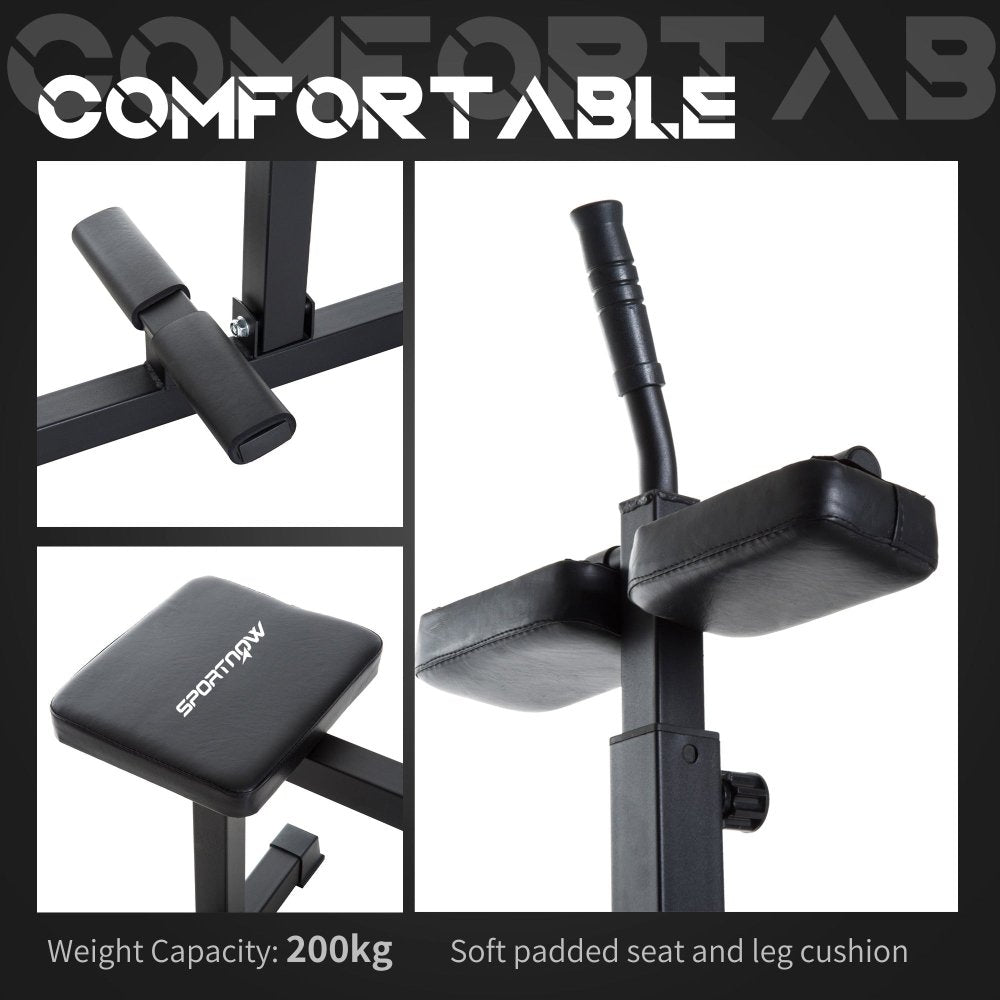 SPORTNOW Seated Leg Extension and Leg Curl Machine