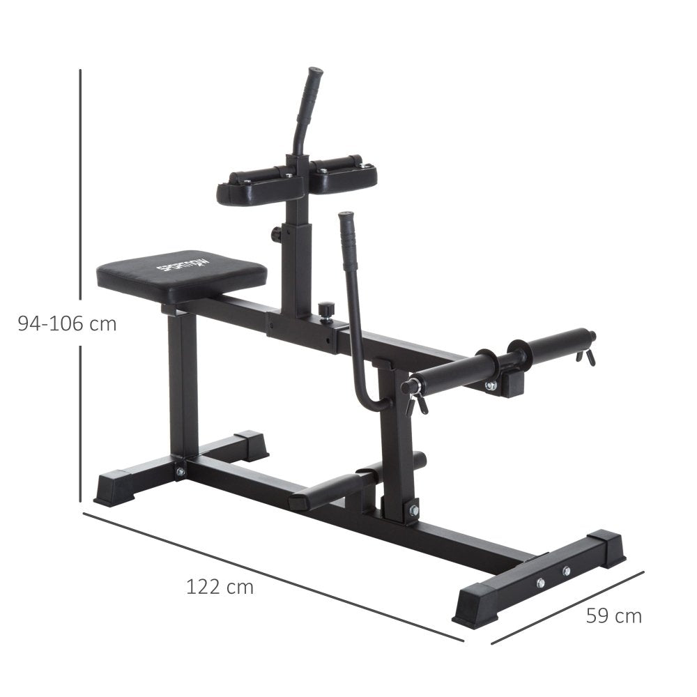 SPORTNOW Seated Leg Extension and Leg Curl Machine
