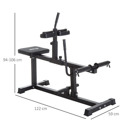 SPORTNOW Seated Leg Extension and Leg Curl Machine