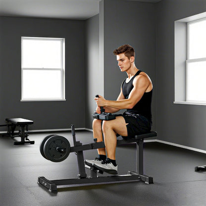 SPORTNOW Seated Leg Extension and Leg Curl Machine
