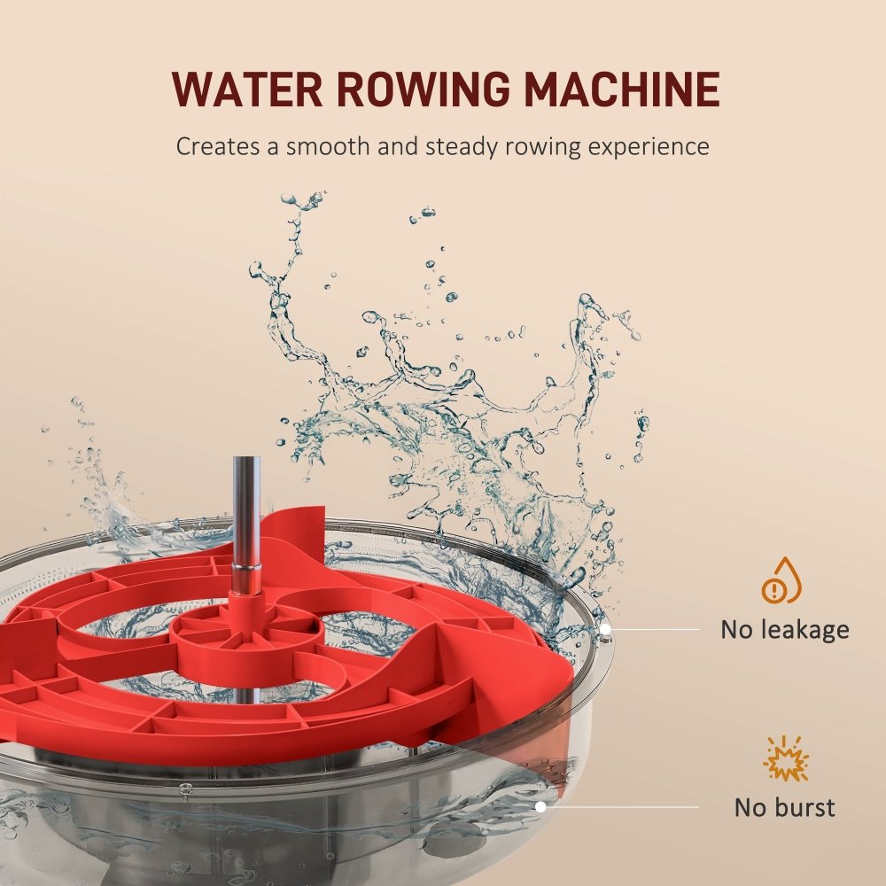 SPORTNOW Water Rowing Machine