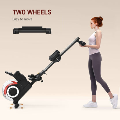 SPORTNOW Water Rowing Machine