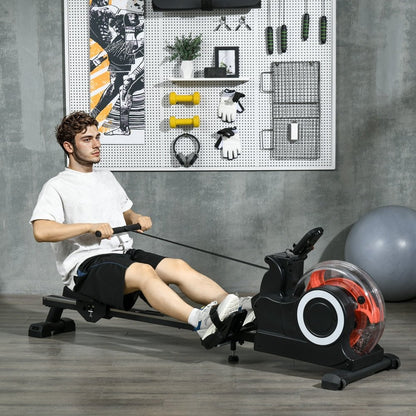 SPORTNOW Water Rowing Machine