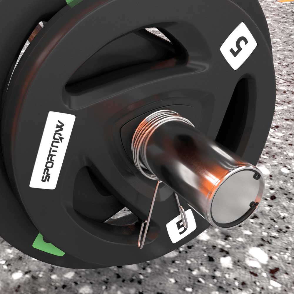 The Iron Curve – Olympic Curl Bar Set (38kg)