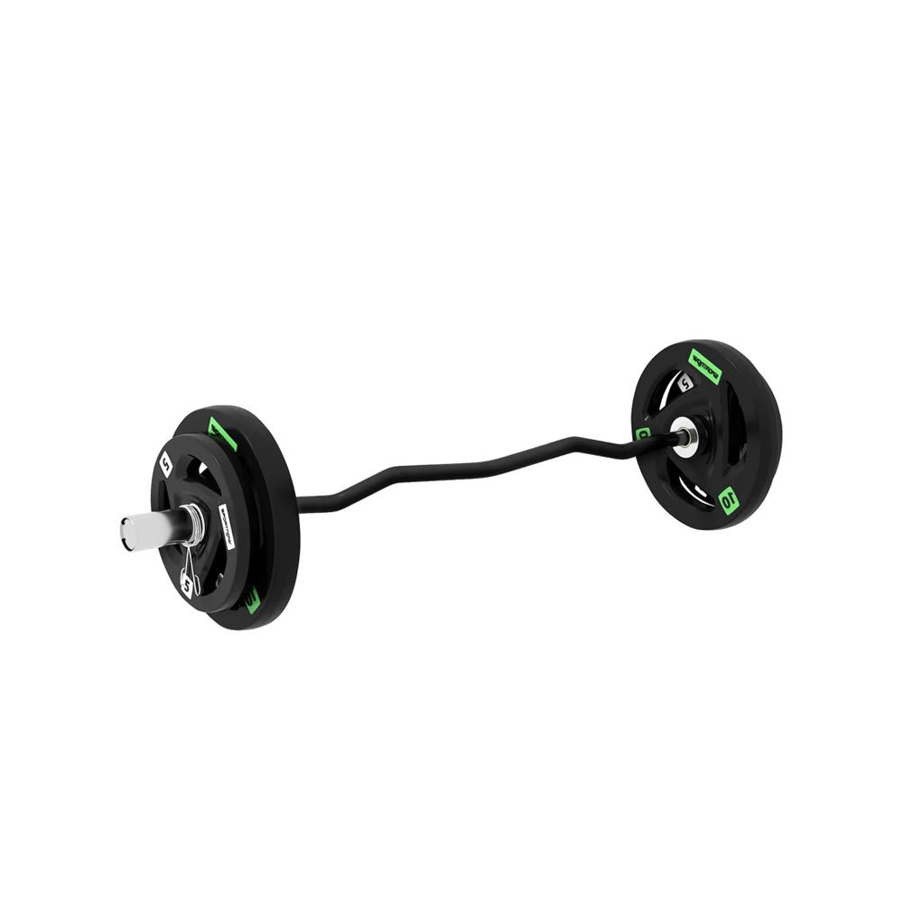 The Iron Curve – Olympic Curl Bar Set (38kg) - Fittux